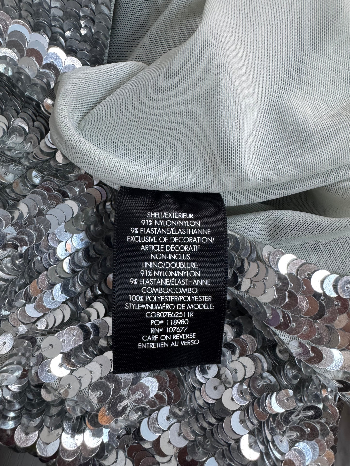 Alice + Olivia Embellished Sequin Floral Dress