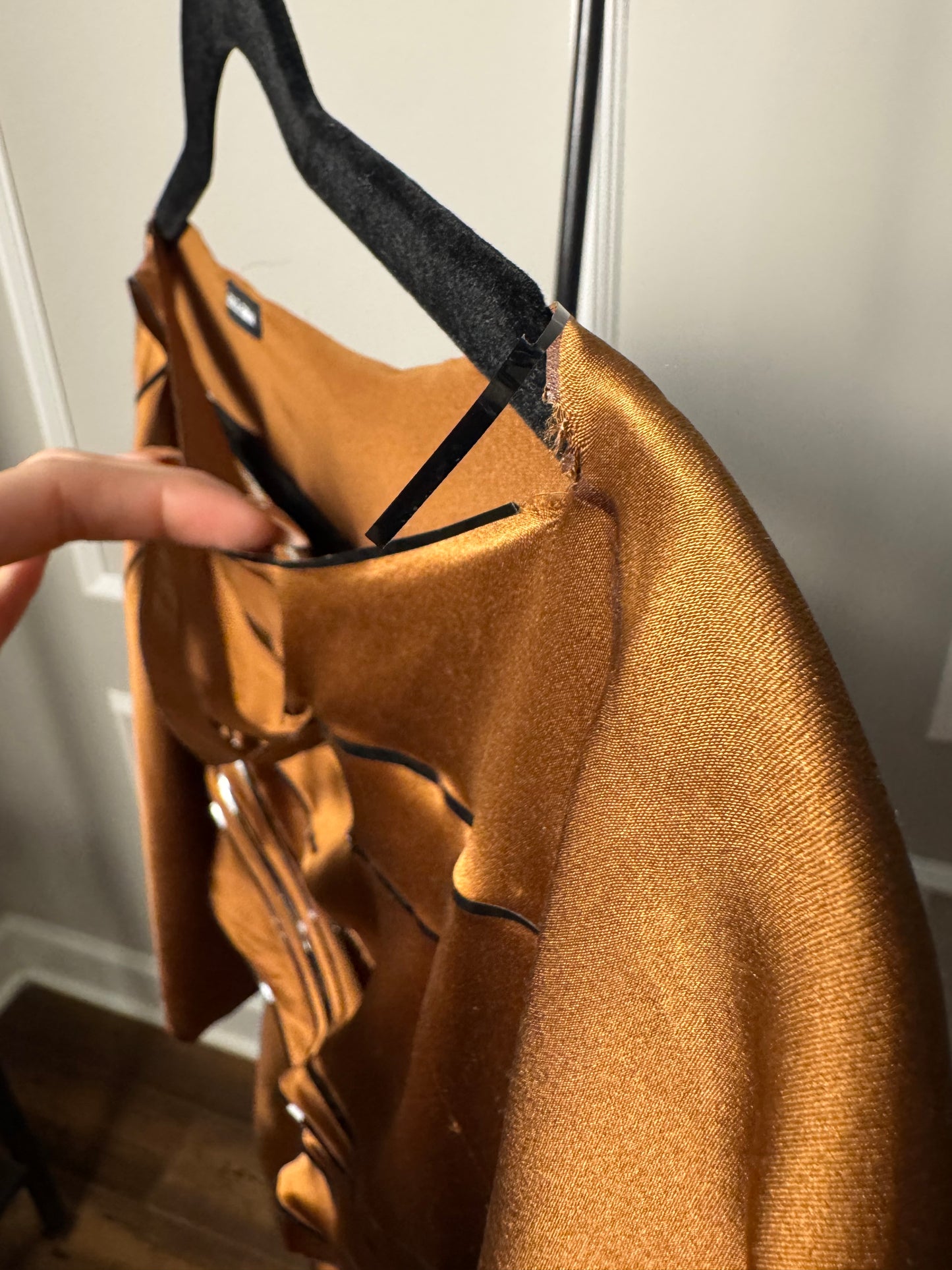 Dolce & Gabbana Copper Slashed Top