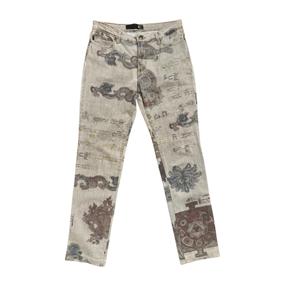 Just Cavalli Printed Jeans