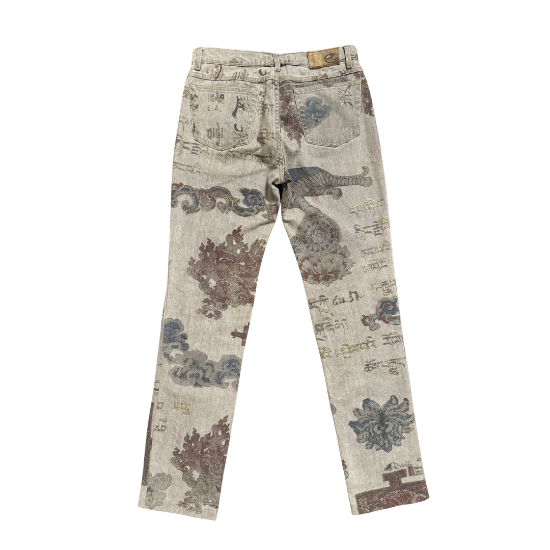 Just Cavalli Printed Jeans