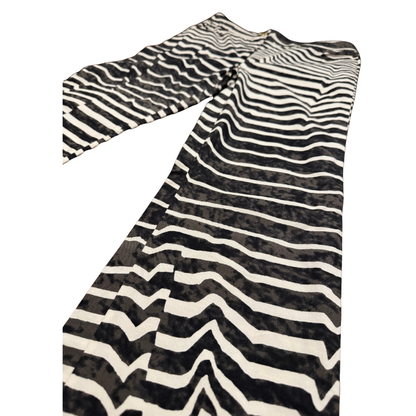 Gianfranco Ferré Studio Zebra Print Flare Pants