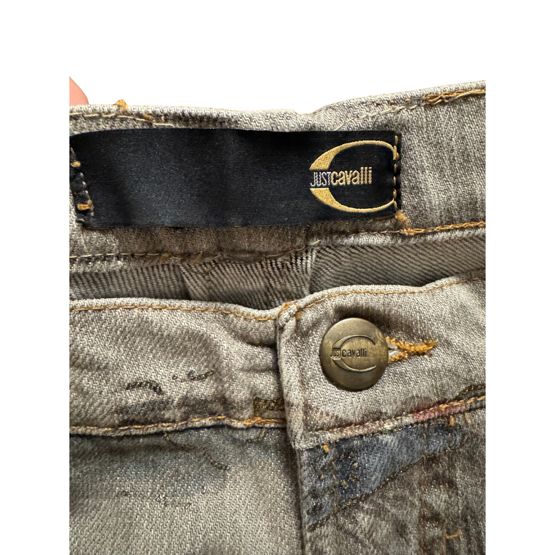 Just Cavalli Printed Jeans