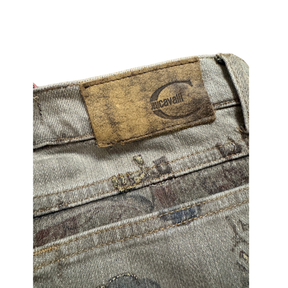 Just Cavalli Printed Jeans