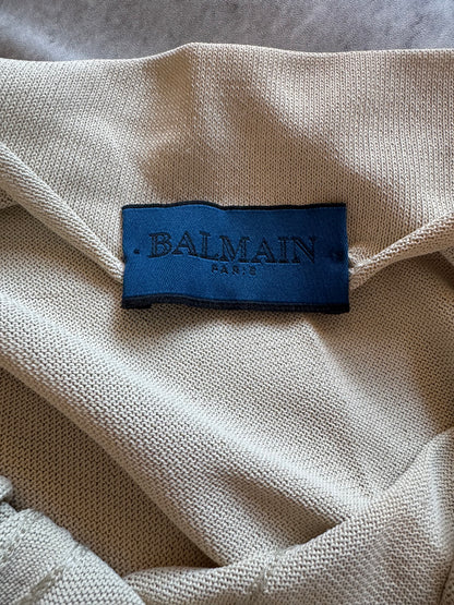 Balmain Paris Beaded Slip Dress