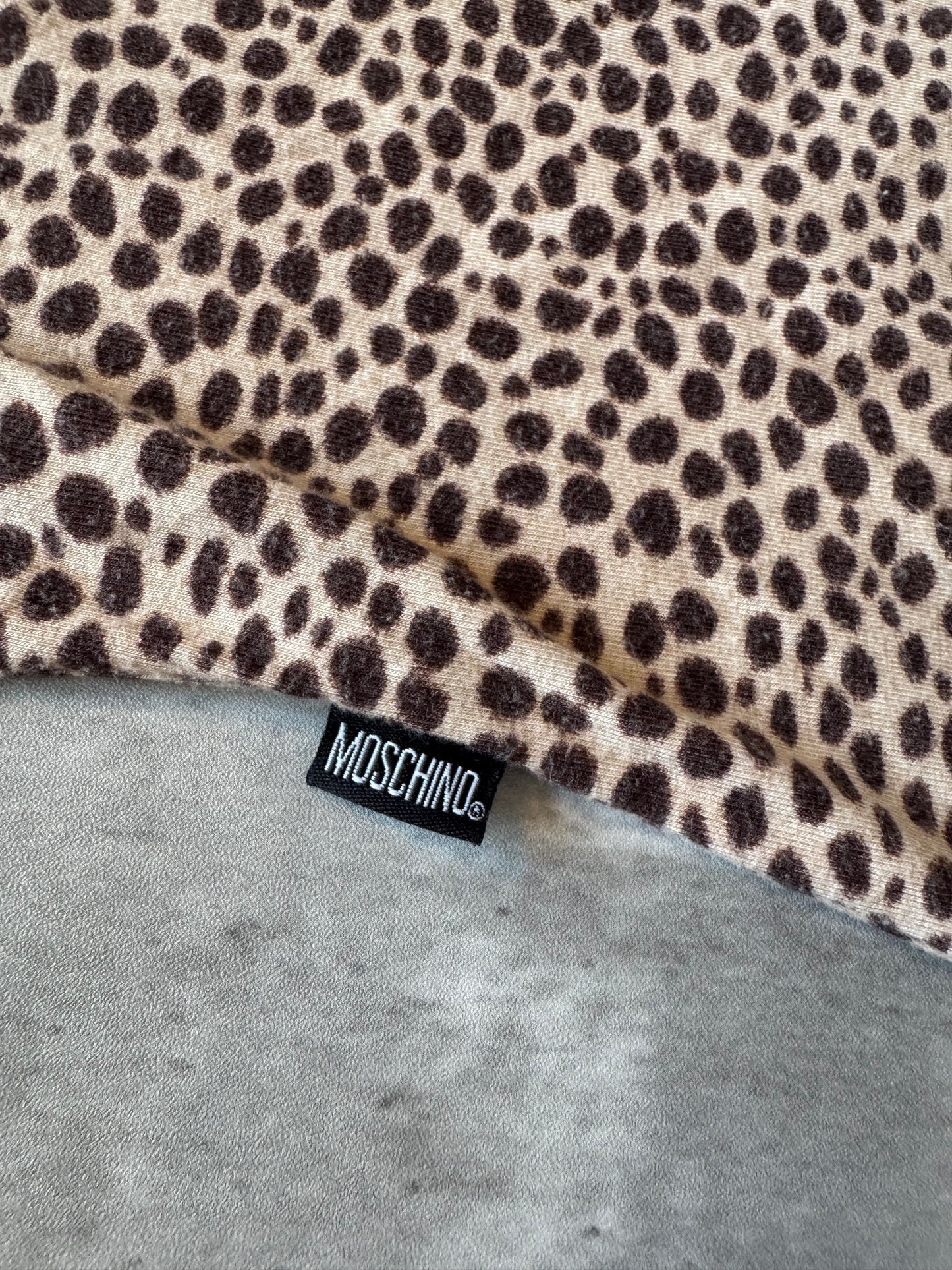 Moschino Jeans Leopard Turtleneck