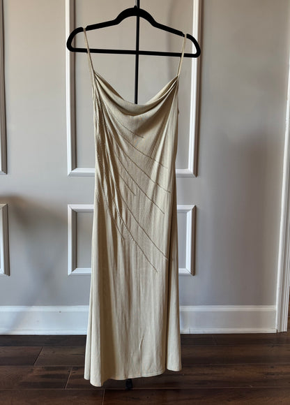 Balmain Paris Beaded Slip Dress