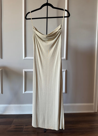 Balmain Paris Beaded Slip Dress