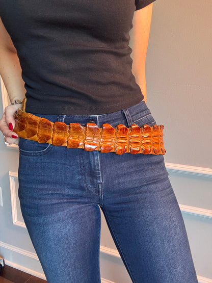Alligator Spine Wrap Belt