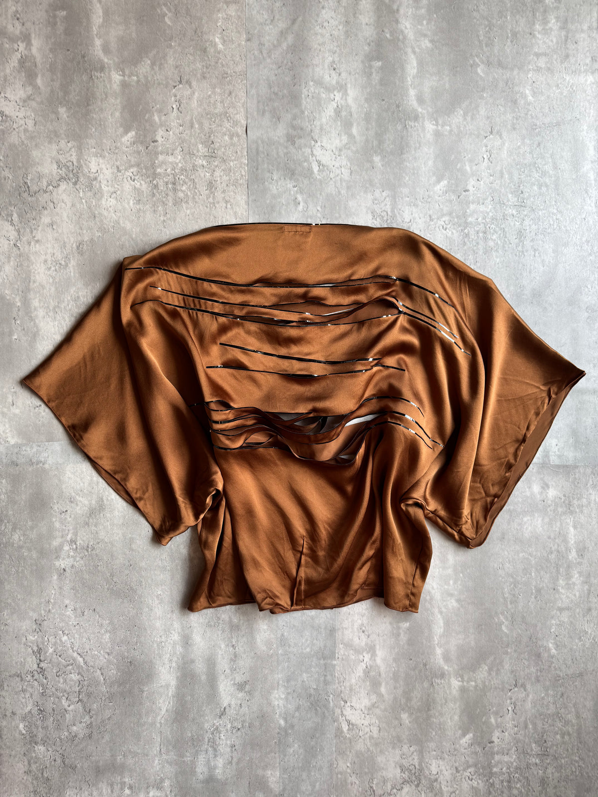 Dolce & Gabbana Copper Slashed Top