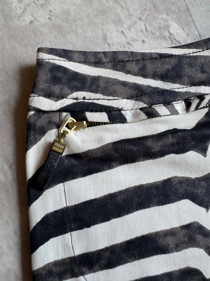 Gianfranco Ferré Studio Zebra Print Flare Pants