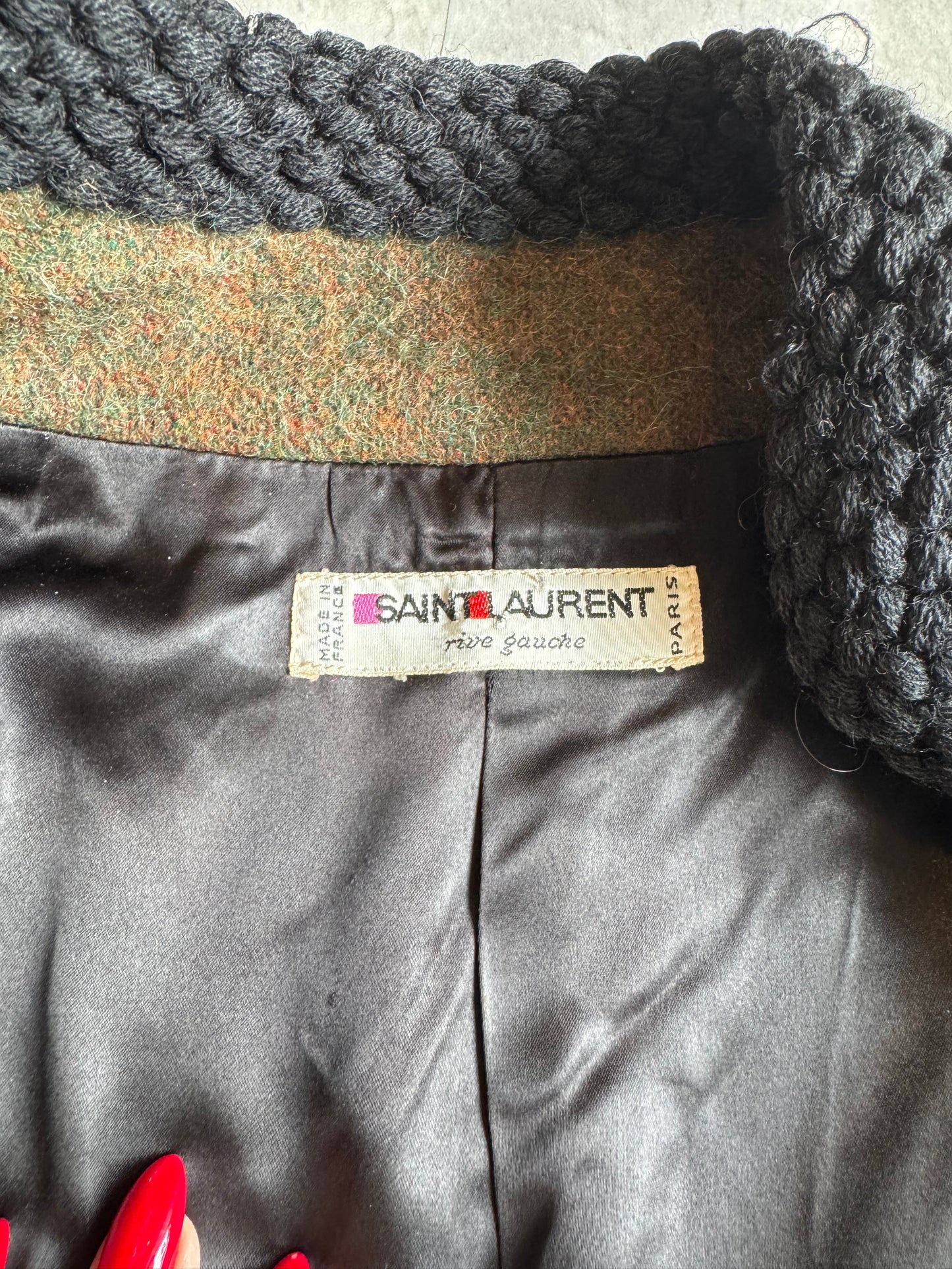 Yves Saint Laurent Russian Collection Wool Jacket