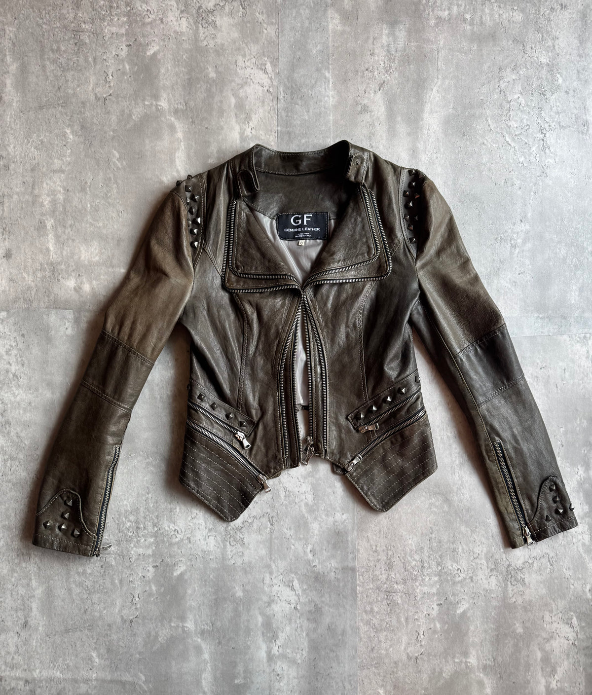 GF Leather Studded Jacket