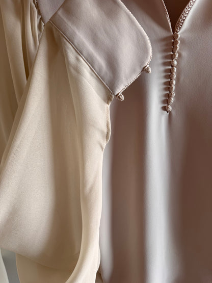 Moroccan Draped Sleeve Blouse