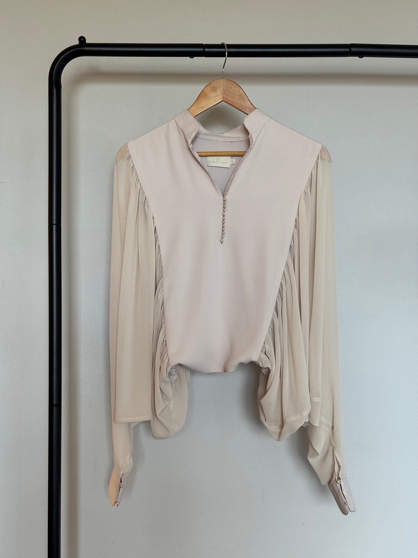 Moroccan Draped Sleeve Blouse