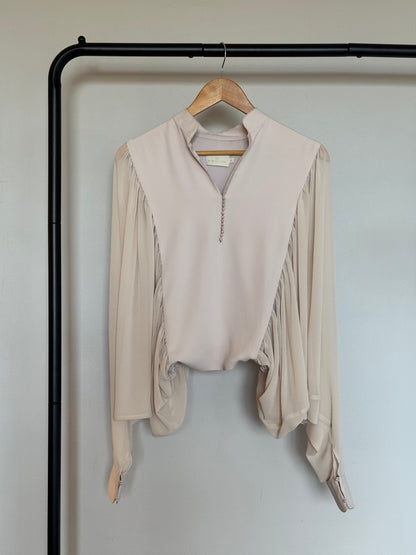 Moroccan Draped Sleeve Blouse