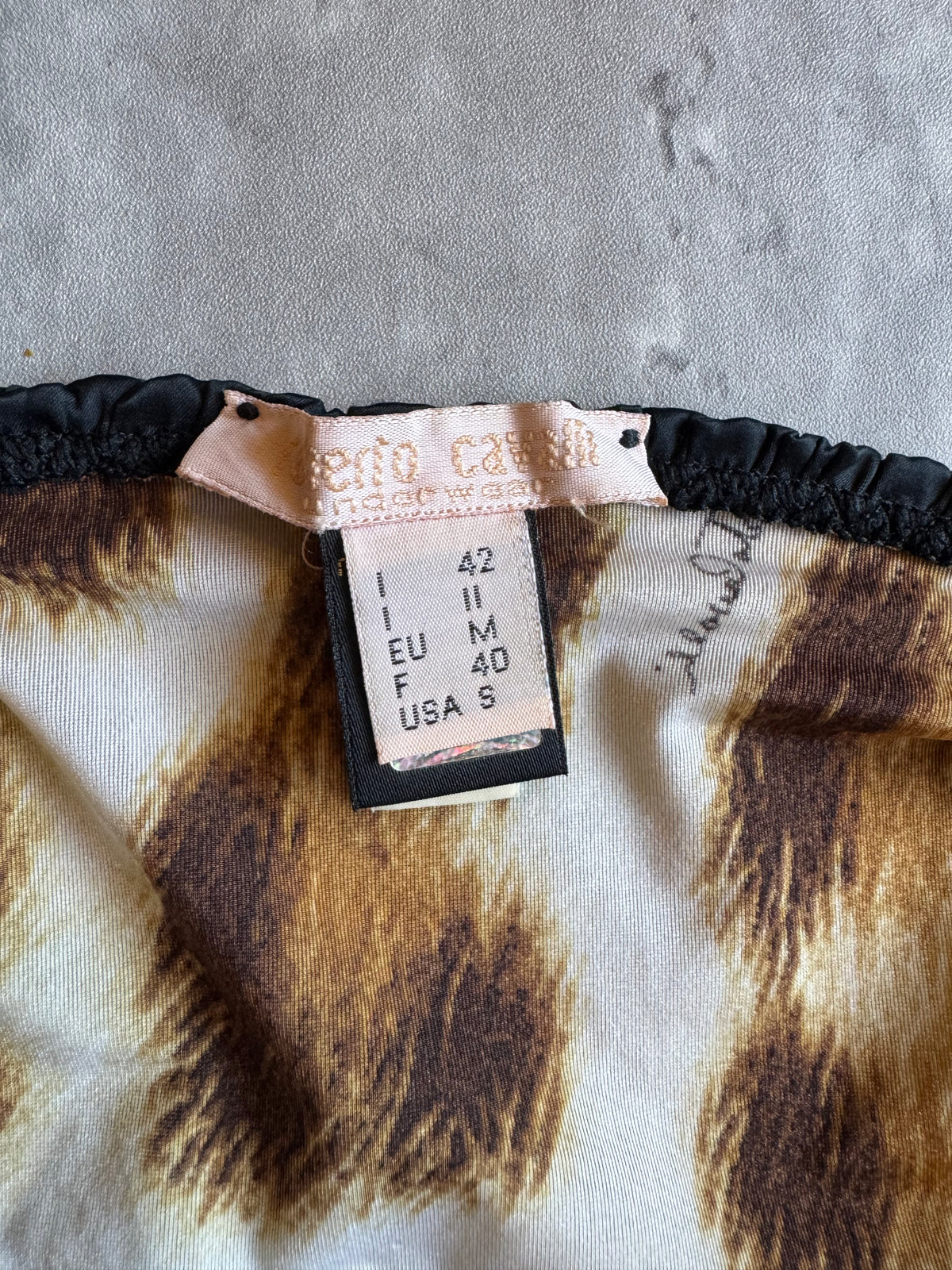 Roberto Cavalli Leopard Print Cami