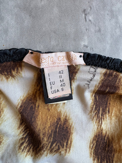 Roberto Cavalli Leopard Print Cami