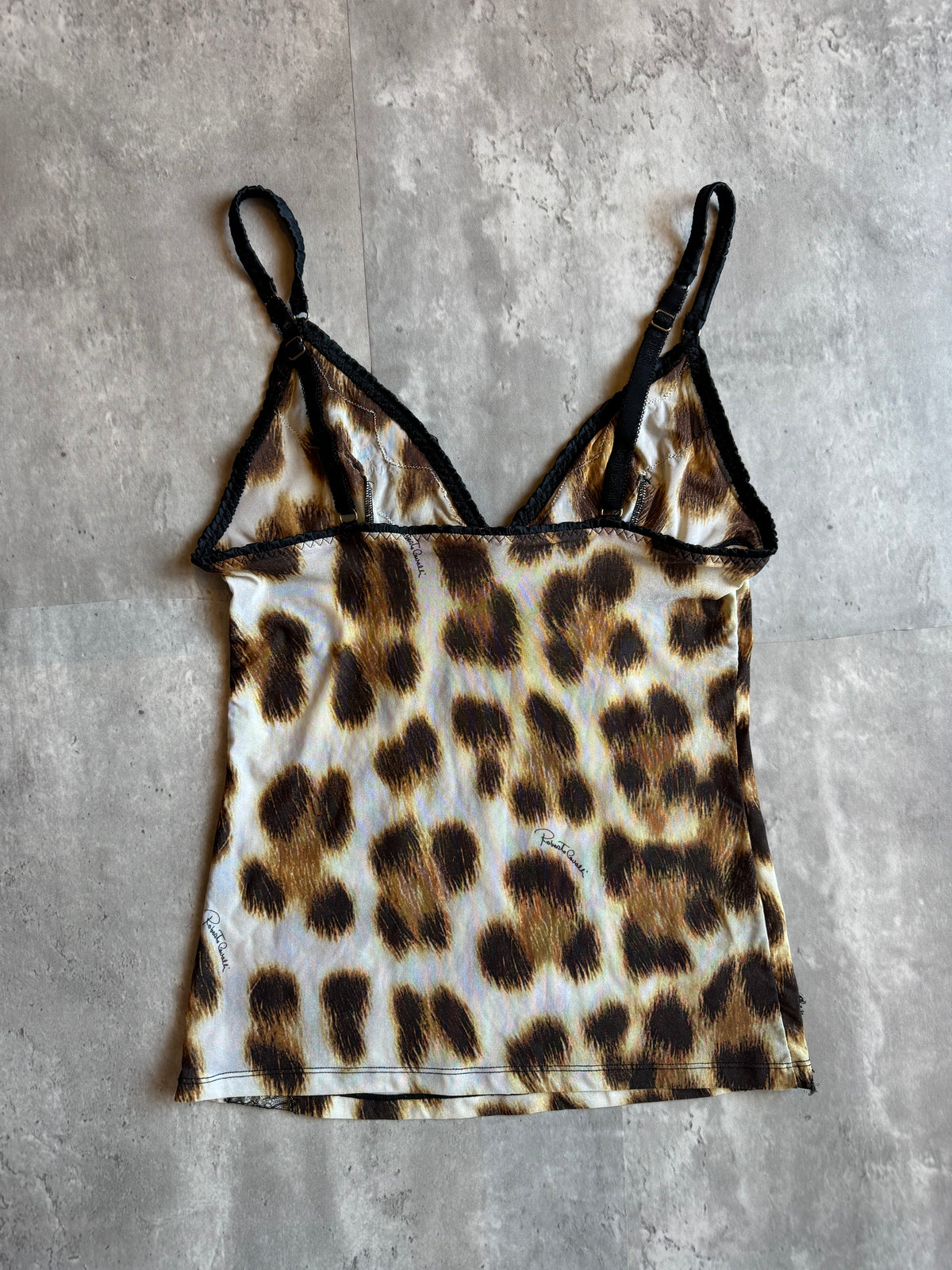 Roberto Cavalli Leopard Print Cami