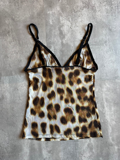 Roberto Cavalli Leopard Print Cami