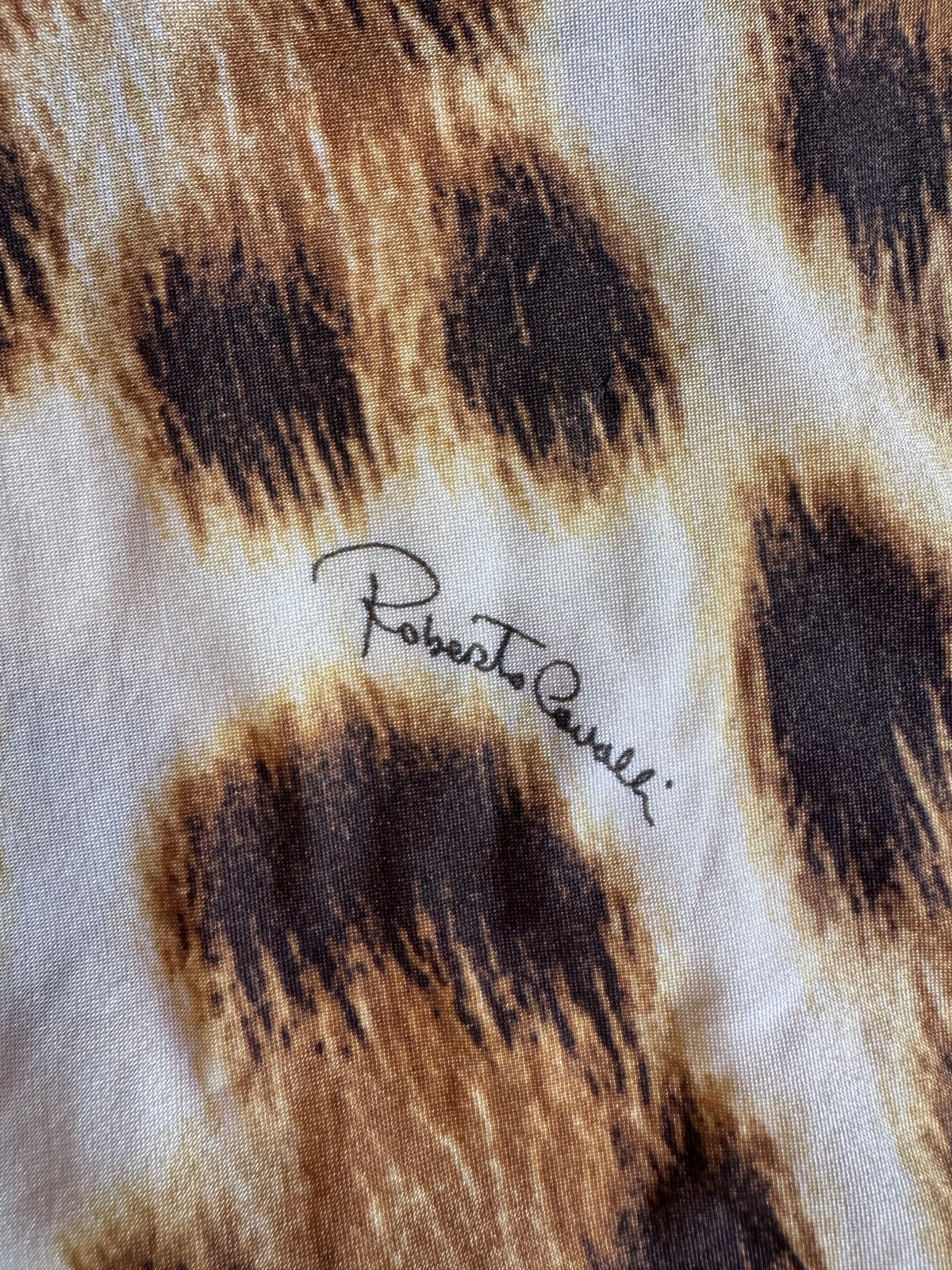 Roberto Cavalli Leopard Print Cami