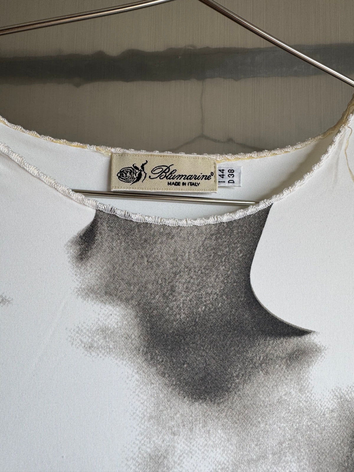 2000s Blumarine Body Print T-Shirt