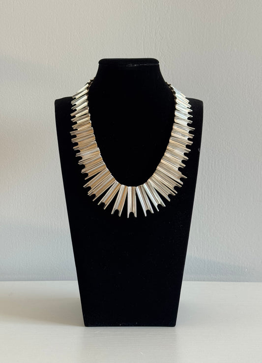 Vintage Mexican Silver Necklace