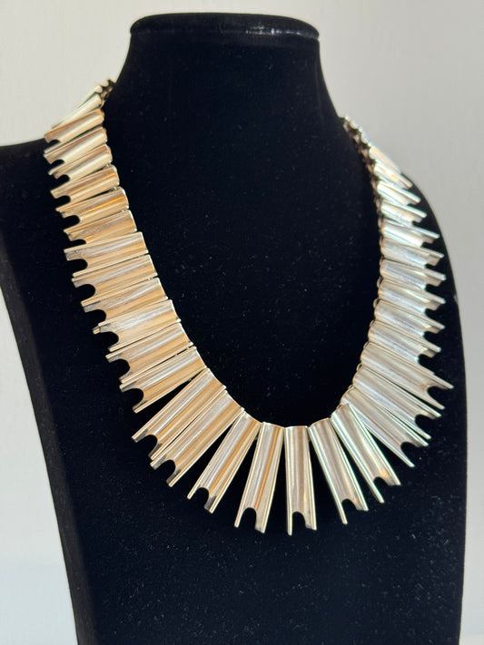 Vintage Mexican Silver Necklace