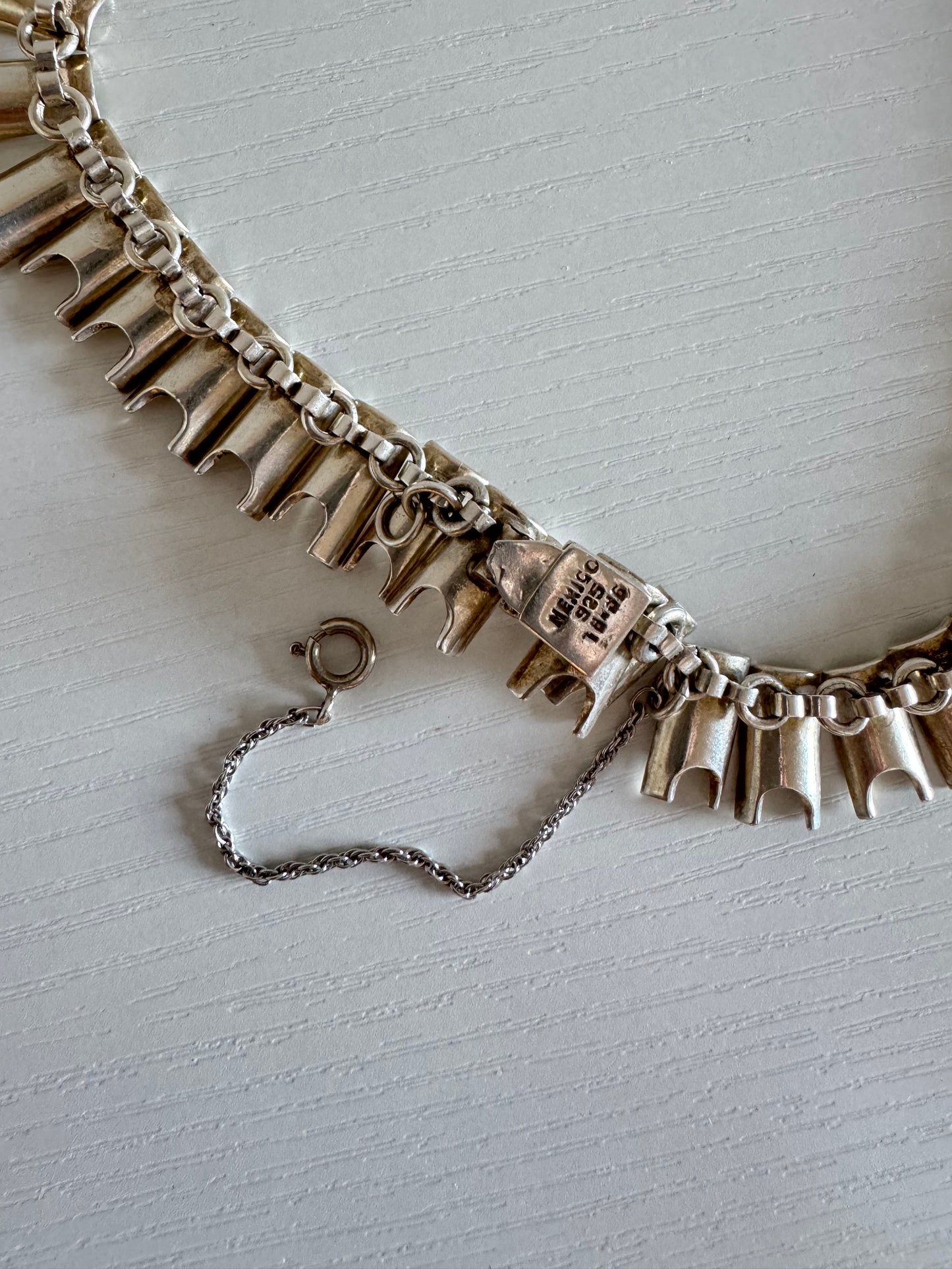Vintage Mexican Silver Necklace