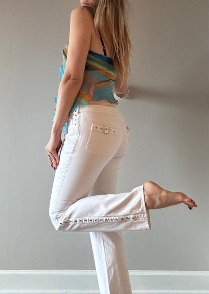2003 Christian Dior Low-Rise Pants