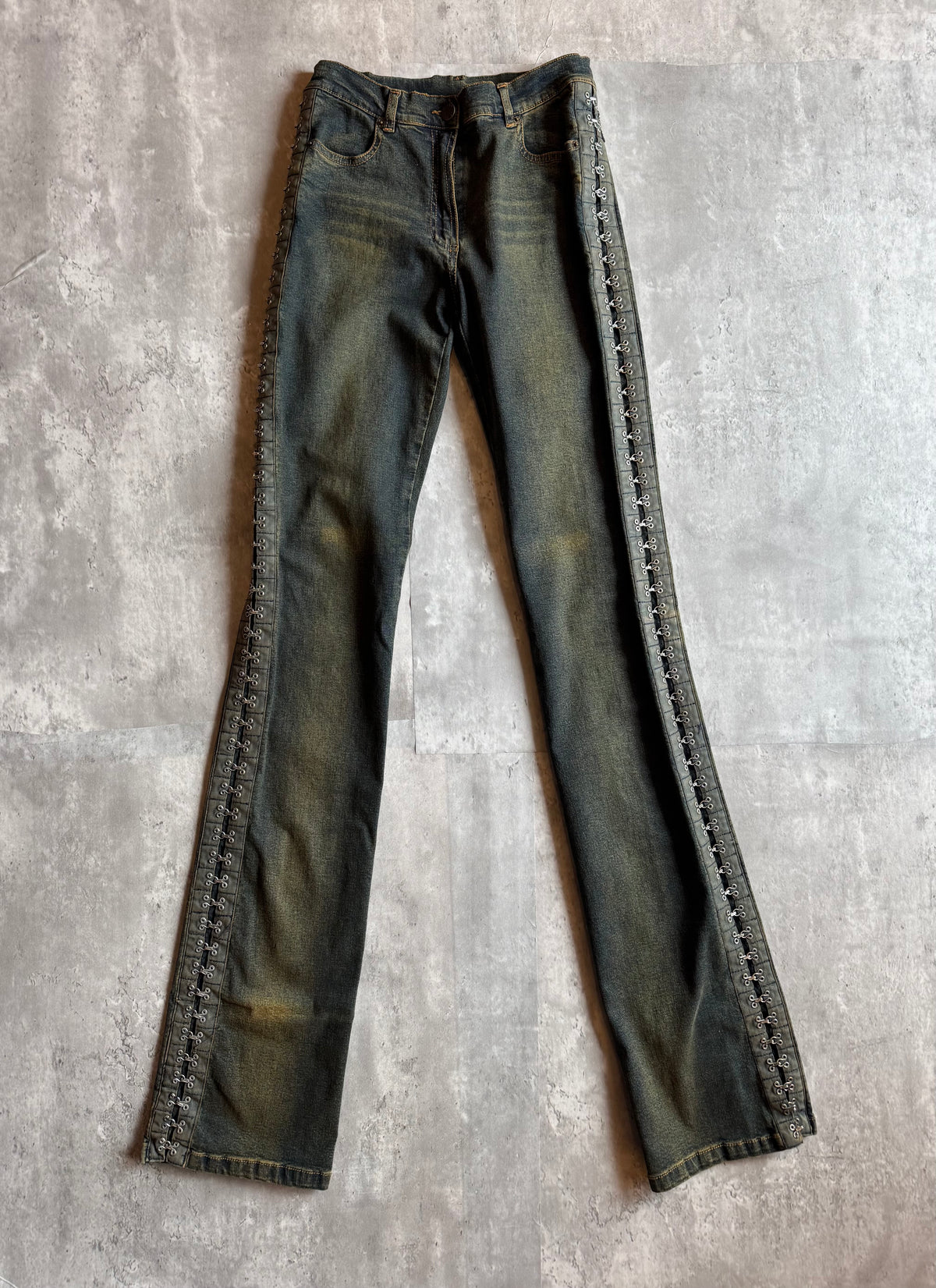 Plein Sud Jeans Hook-and-Eye Flare Jeans