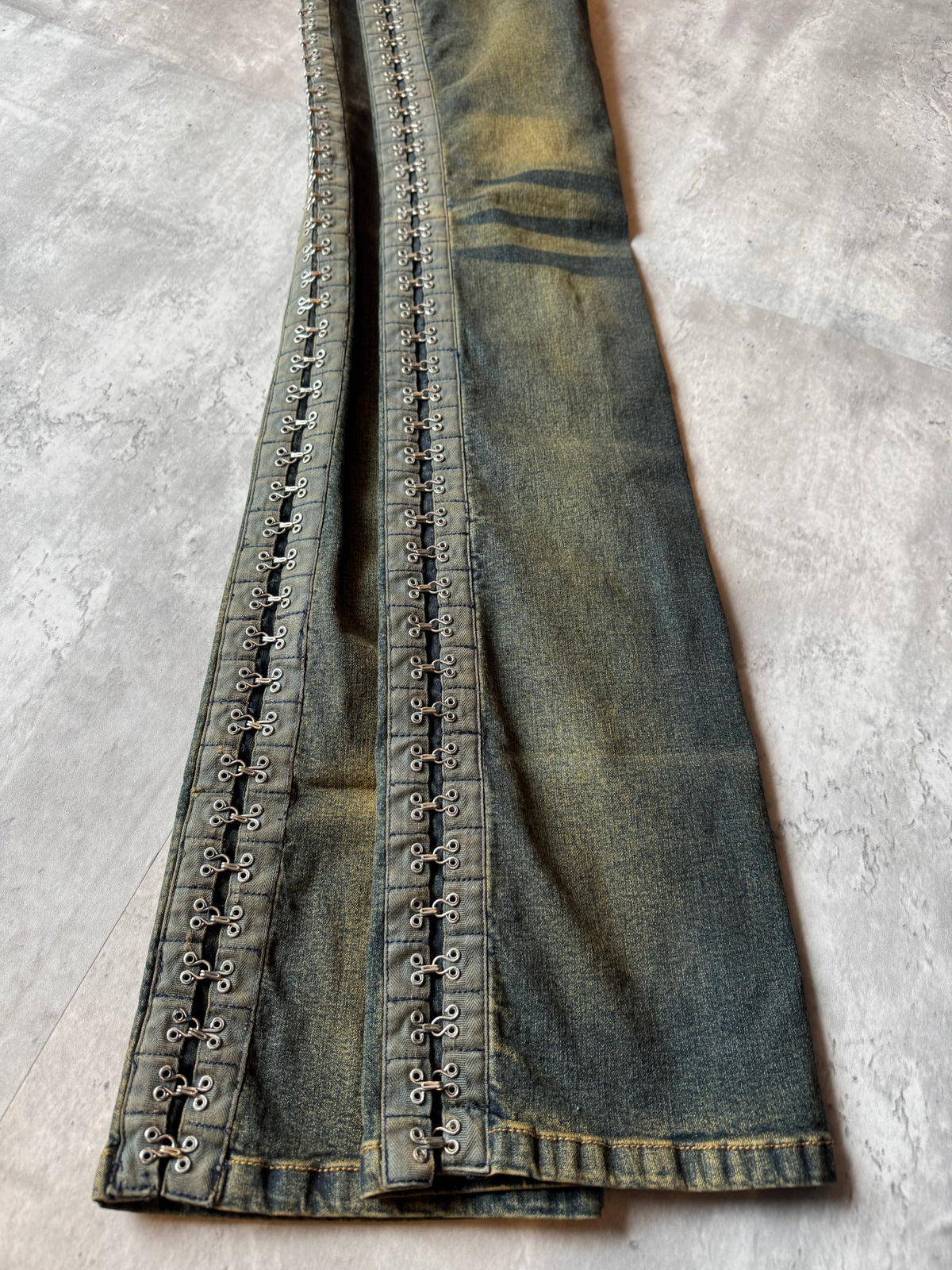 Plein Sud Jeans Hook-and-Eye Flare Jeans