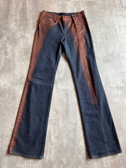 Just Cavalli Metallic Flare Jeans
