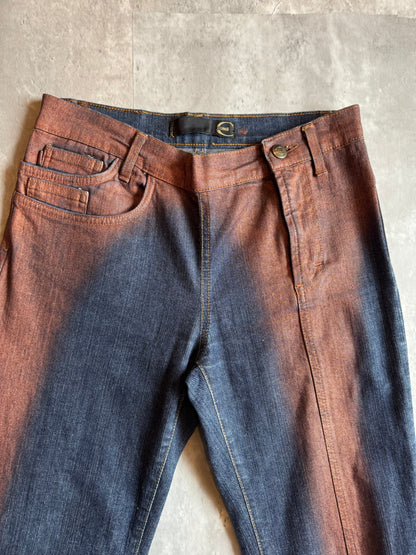 Just Cavalli Metallic Flare Jeans