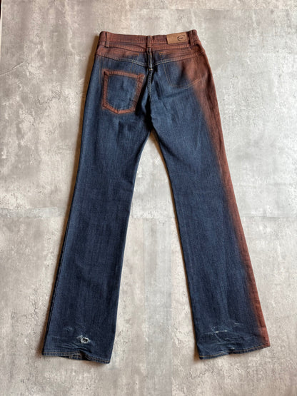 Just Cavalli Metallic Flare Jeans