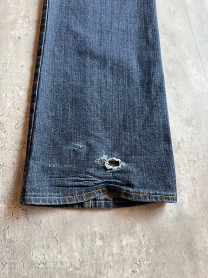 Just Cavalli Metallic Flare Jeans