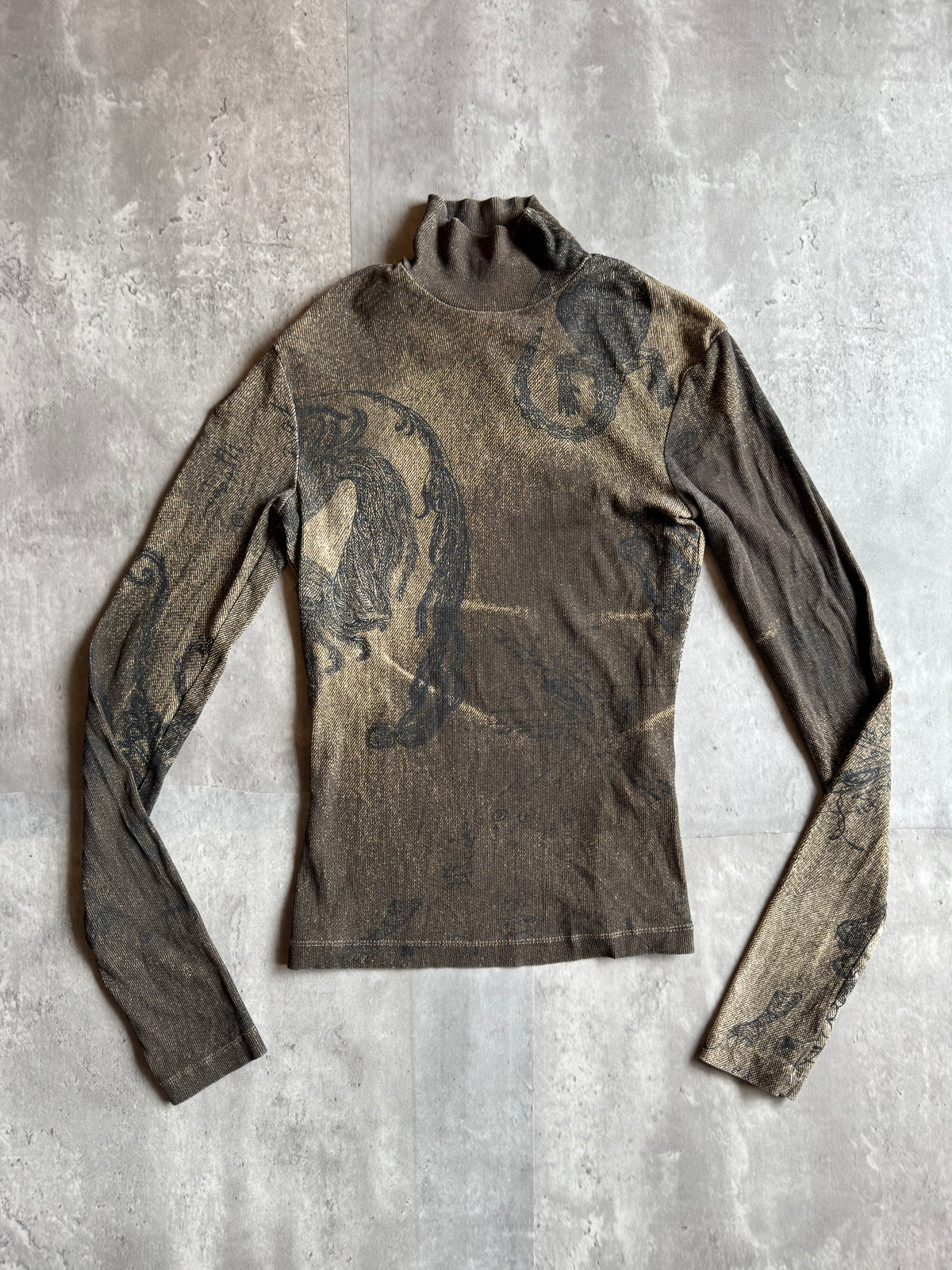 Just Cavalli Alligator Turtleneck