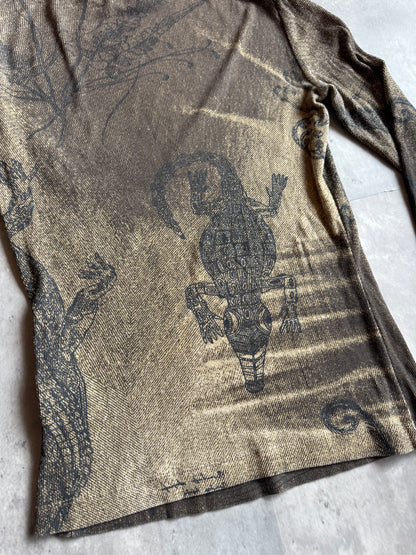 Just Cavalli Alligator Turtleneck