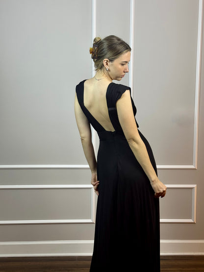 Pinko Pleated Maxi Gown