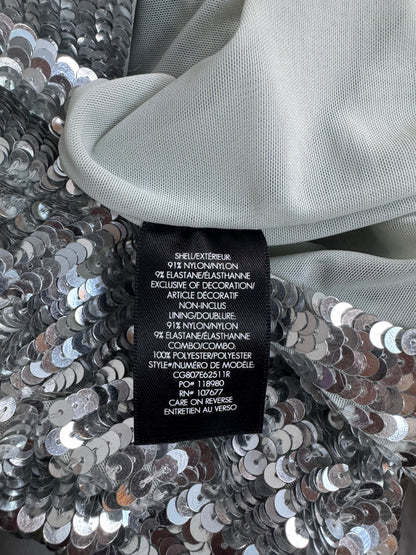Alice + Olivia Embellished Sequin Floral Dress