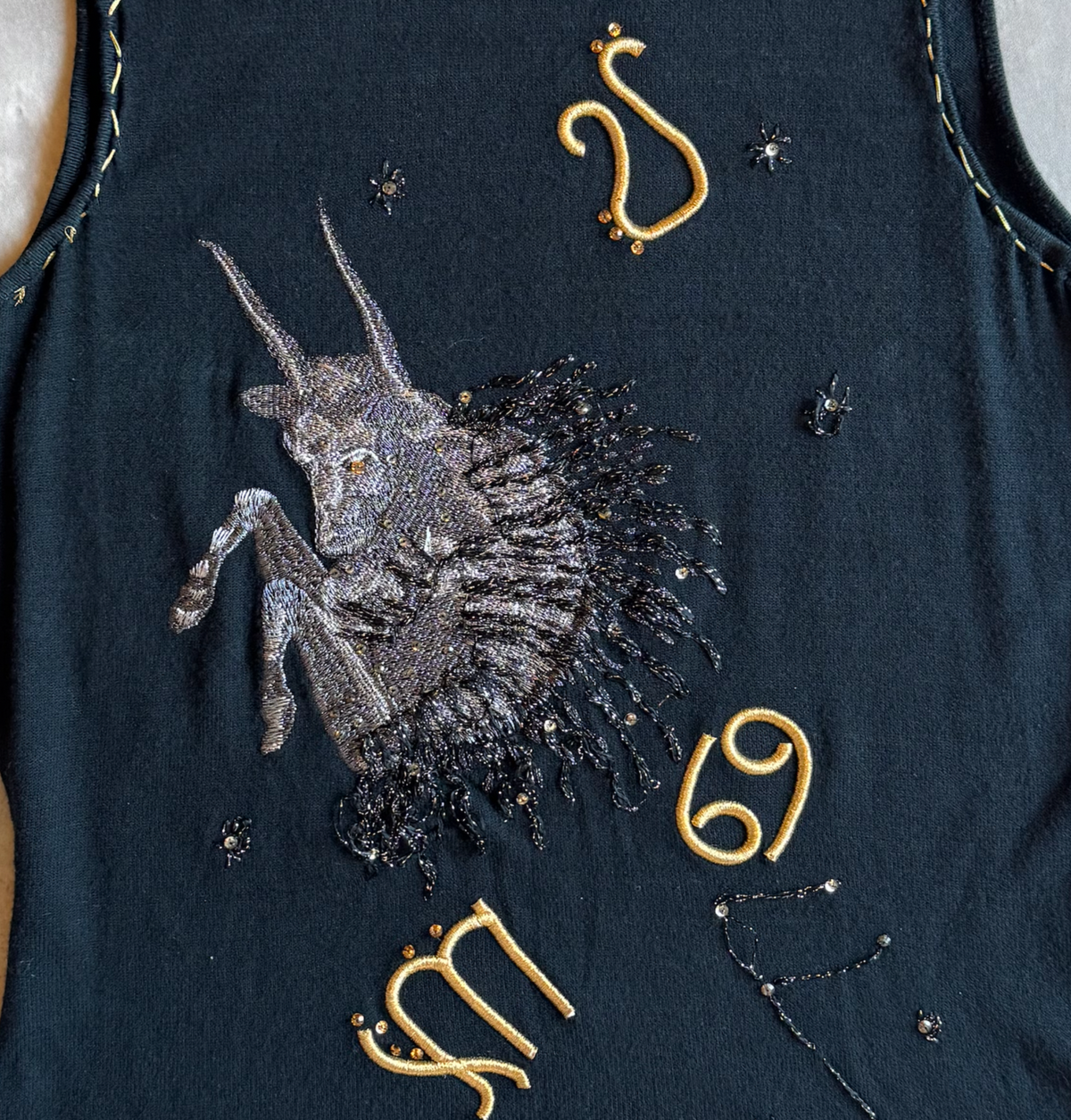 Roberto Cavalli FW2003 Astrology Wool Turtleneck